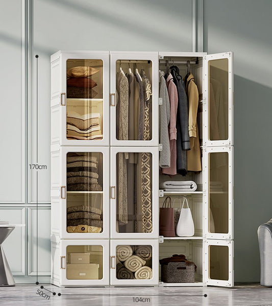 Armario Closet Doble Desarmable Portatil