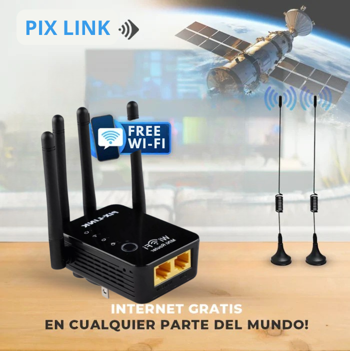 Router de Wifi PixLink 4 Antenas [PAGA 1 LLEVA 2] - (Ultimas unidades em stock)