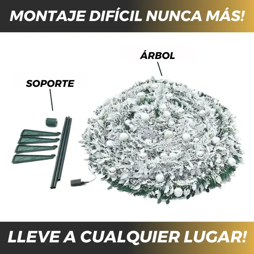 Árbol De Navidad Retractil Premium + Decoración y Regalo Exclusivo!! [SOLO HOY]