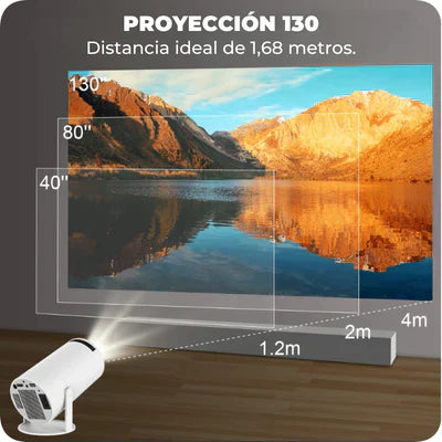 Proyector Portátil 4K HY300 - BONO EXCLUSIVO - Compra 1 y llévate 2