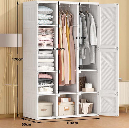 Armario Closet Doble Desarmable Portatil